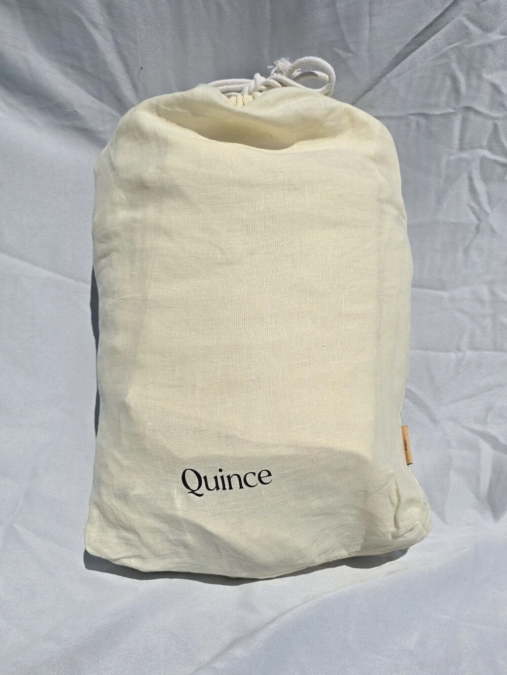 Quince 100% Linen FULL BUTTER yellow Sheet Set 1 Fitted 1 Flat 2 Standard Shams